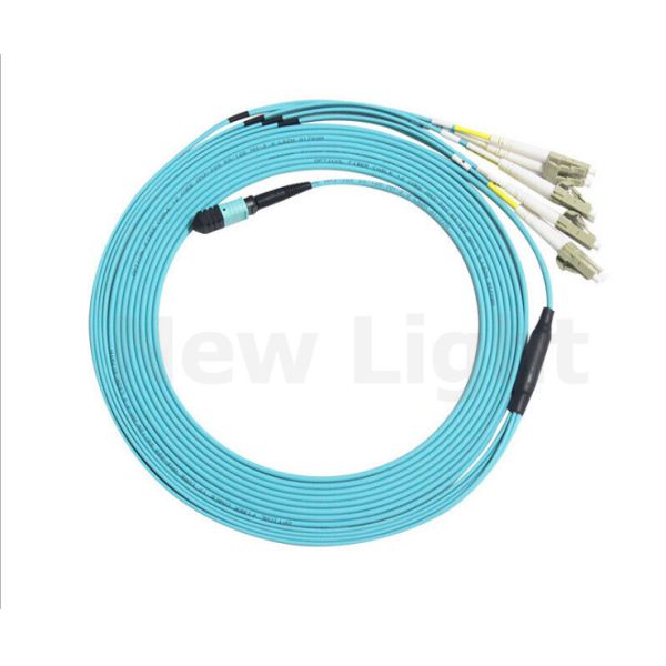 Quality 12 core female MPO to LC Fan out  Optic Fiber  MPO MTP Cable Patch Coard wholesale