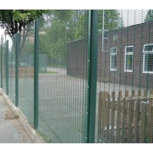 heavy gauge Anti climb welded security fence 358 wire mesh fence