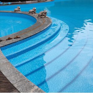Coated PVC Pool Liner With Cleartarpaulin Pattern Temperature Resistant