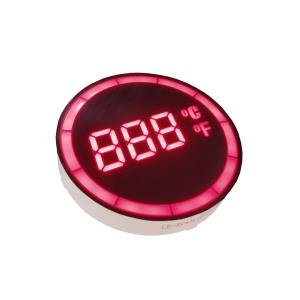Cheap Round Shape Common Cathode 7 Segment Display Easy Assembly For Temperature Controller for sale