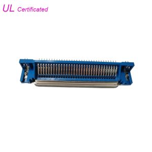 Cheap 64 Pin Right Angle PCB Connector, Centronic Champ R/A Male Connector with Boardlocks for sale