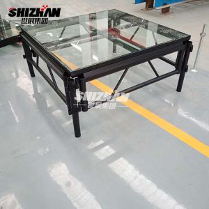 Collapsible Cat Walk Glass Stage Event Build Simple Complete Big Outdoor Concert