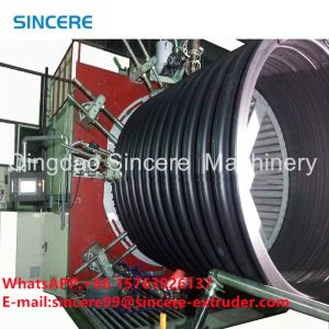 OEM Plastic HDPE Pipe Extruder Spiral Winding Corrugated Pipe Extrusion Line