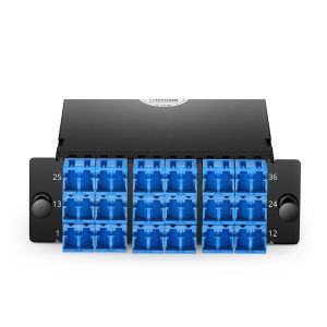 3MT18LC2SMFAF 3 MTP To 18 LC Duplex Cassette Panel Lc 36 Fibers OS2 Enclosures &