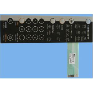 China Custom Made Waterproof Membrane Switch Panel Sticker With 3M467 3M468 Adhesive on sale