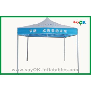 Foldable Canopy Tent Logo Printing Folding Tent Commercial Steel / Aluminum