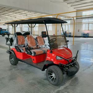 Rack And Pinion Steering 4 Seats Golf Cart for Steering Type and Roof