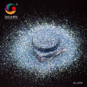 Bulk Polyester Iridescent Rainbow Confetti Glitter Hexagonal Sequins