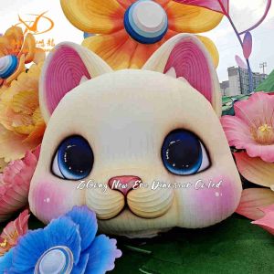 Indoor Colorful Chinese Light Lanterns Vibrant Colors Intricate Patterns For