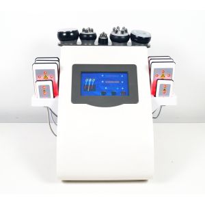 Lipo Laser Cavitation Machine 6 In 1 RF Body Shape Vacuum Machine