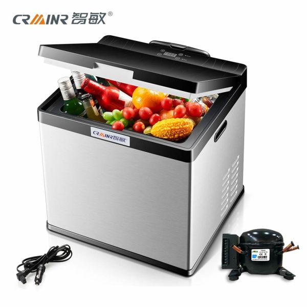 Quality Durable 12V 24V DC Mini Car Refrigerator With Electronic Temperature Control wholesale