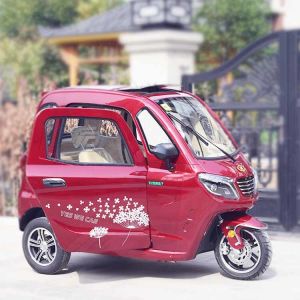 China Handle Steering 60V 58Ah 3 Wheel Electric Car on sale