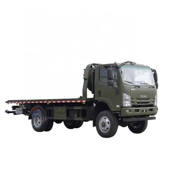 Quality Isuzu 4x4  5-8 Tons Multifunction Plat Form Wrecker Body Tow Truck All-wheel Drive	 Roll Back  4wd Truck wholesale