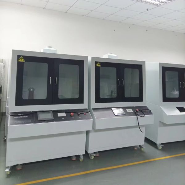 High Accuracy Solid Dielectric Breakdown Test Bench With Customized Software