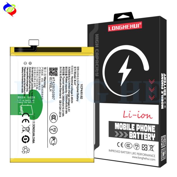 Quality OEM B-A7 2600mAh rechargeable mobile phone battery for VIVO V3 D A MA wholesale