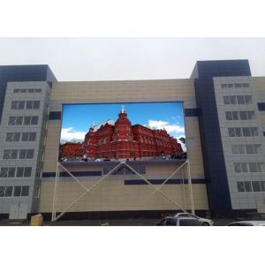 P10mm Square Digital Outdoor Billboards , SMD3535 Custom Size LED Display Panel