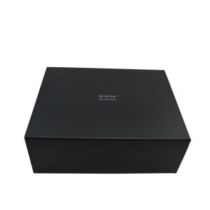 Custom Printed Foldable Black Cardboard Gift Boxes With Lids | Cardboard Gift