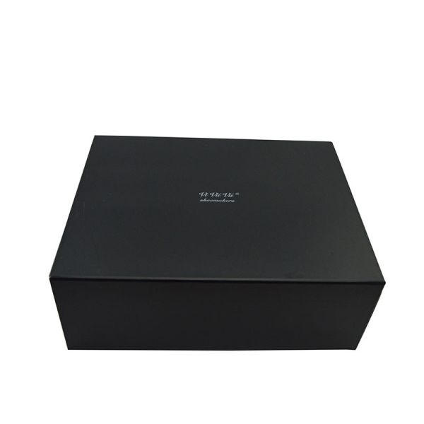 Custom Printed Foldable Black Cardboard Gift Boxes With Lids | Cardboard Gift