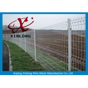 3D Rabitz - Type Zabor Welded Wire Mesh Fence Galvanized / PVC Coated Surface