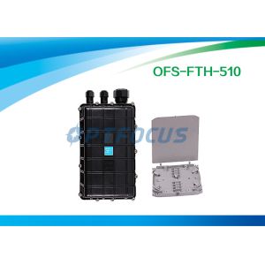 1×64 2×64 Mini Fiber Optic Enclosures Wall Mount 192 Cores Ø42