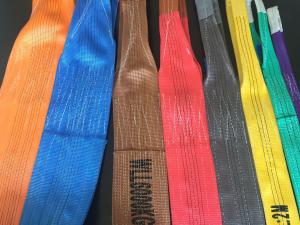 China Polyester flat webbing sling , According to EN11492-1 Standard,  CE,GS certificate Approved on sale