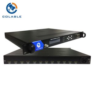 Digital 1080P HDMI To DVB T Converter , 16 Channels HD To DVB T Modulator
