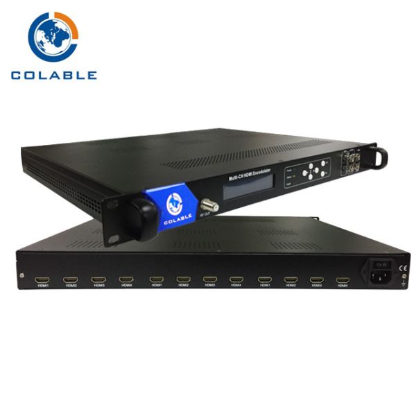 Digital 1080P HDMI To DVB T Converter , 16 Channels HD To DVB T Modulator