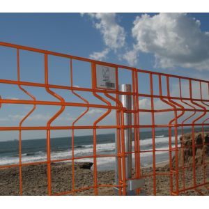 Square Hole 50x100mm 3d Curved Wire Mesh Fence 3.0mm