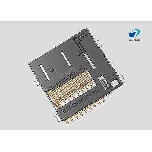 SD Card Connectors, Secure Digital Compatible Card, 9 Position, Surface Mount,