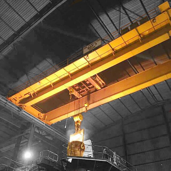 Quality 380v 50hz 3 Phase Double Girder Overhead Crane with Current Overload Protection wholesale