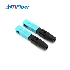 SC/UPC SC/APC Mechanical FTTH Optical Fiber Fast Connector Quickly Assembly