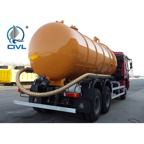 Quality SINOTRUK Howo 6x4 18CBM Sewage Suction Truck 10 Wheeler wholesale