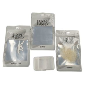 Low MOQ Matte Frosted Transparent Zipper Bag Resealable Flat Pouches Food grade