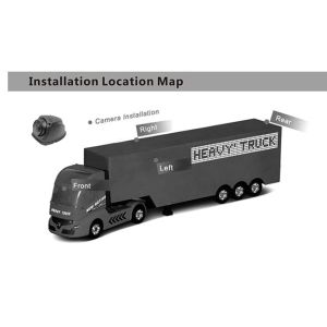 Weatherproof Rear View Mirror Dash Cam , 120 Degrees 2 Way Dash Cam DC 12V