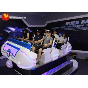 Multi Seats 9D Simulator Virtual World Simulator With Headset Blue / White Color