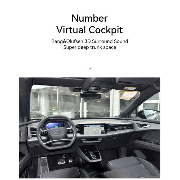 520Km Cltc Pure Electric Range speed 160Km/h 4wd Energy Electric Vehicles for Trade 2024 Luxury SUV 0km Car Au-di Q5 E-tron