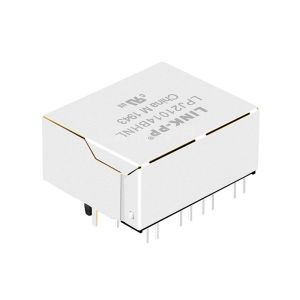 LPJ21014BHNL 10/100 Base-T 1x2 Port Integrated RJ45 Connectors Tab Up Green