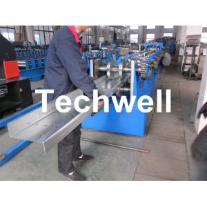Customized Steel Z Shaped Purlin / Z Channel Roll Forming Machine TW-Z300