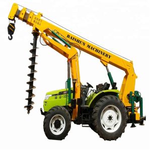 Hydrualic Auger Crane Pile Drive Tractor Mounted Hammer Piling Machine 100HP