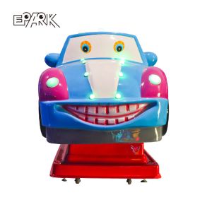 120W Kids Coin Operated Game Machine Blue Video 3d Swing Kiddie Ride
