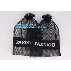 Mesh custom 210D Drawstring bag Backpack with Zipper Pocket,Mesh Drawstring