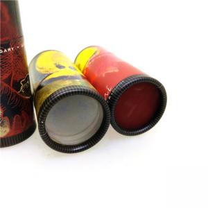 Cheap Custom Printing Matches Cylinder Box With Window / Printed Cardboard Tubes for sale