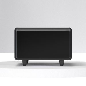 Modern Touch Screen Coffee Table with Built-in Refrigerator and Wireless Charger