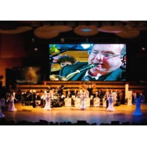 Light Weight Indoor Led Stage Curtain Screen P3.91 1R1G1B Color Configuration