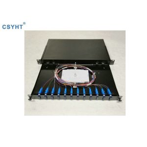 19" 1U 24SC FDT Fiber Distribution Terminal Cabinet