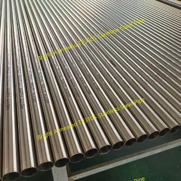 Quality TP310S Stainless Steel Seamless Pipe Bright Surface SCH80S SCH40S Solid Annealed wholesale