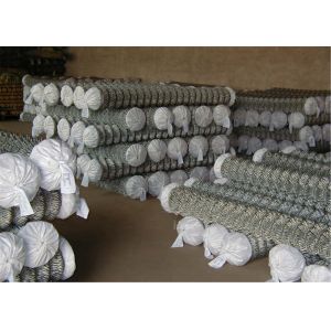 Zinc Coated Chain Link Fabric 0.148”/9Ga/3.66mm 2”x2”/50.8mmx50.8mm 12ft x 50ft