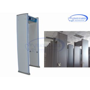 5.7" LCD Screen Door Frame Metal Detector With Two Column Alarm Regions