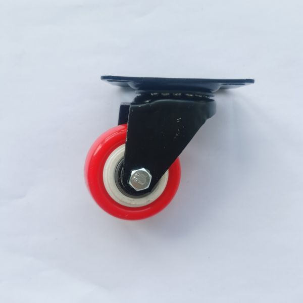Quality 35kg Load Capacity Light Duty Caster Wheels PVC Material With Brake wholesale