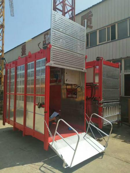 Quality Passenger Hoist Lift  Double Cage for passenger and  Building Material , Construction hoist wholesale